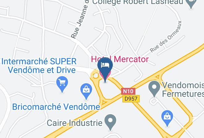 Loir Et Cher - Hotel Mercator Maps