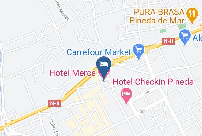 Barcelona - Hotel Merce Maps