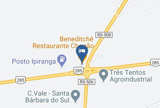 Santa Barbara Do Sul - Hotel Mercosul Maps