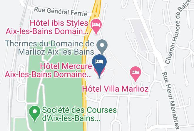 Savoie - Hotel Mercure Aix Les Bains Domaine De Marlioz Maps