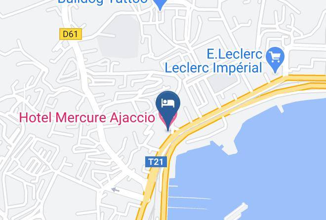 Southernsica - Hotel Mercure Ajaccio Maps
