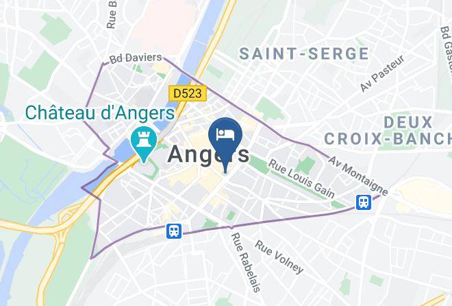 Maine Et Loire - Hotel Mercure Angers Centre Gare Maps