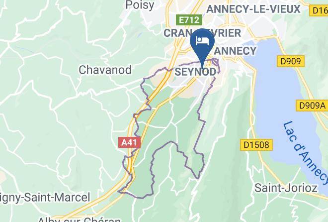Haute Savoie - Hotel Mercure Annecy Sud Maps