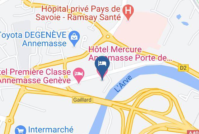 Haute Savoie - Hotel Mercure Annemasse Porte De Geneve Maps