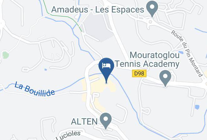 Maritime Alps - Hotel Mercure Antibes Sophia Antipolis Maps