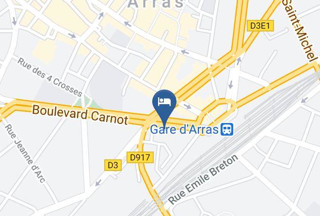 Pas De Calais - Hotel Mercure Arras Centre Gare Maps