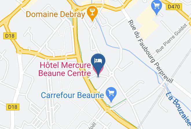 Cote D Or - Hotel Mercure Beaune Centre Maps