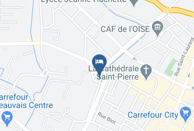 Oise - Hotel Mercure Beauvais Centre Cathedrale Maps