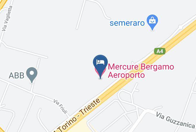 Mercure Bergamo Aeroporto Map