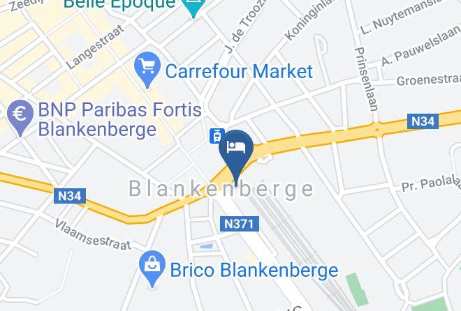 West Flanders - Hotel Mercure Blankenberge Station Maps
