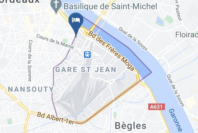 Hotel Mercure Bordeaux Centre Gare Saint Jean Map