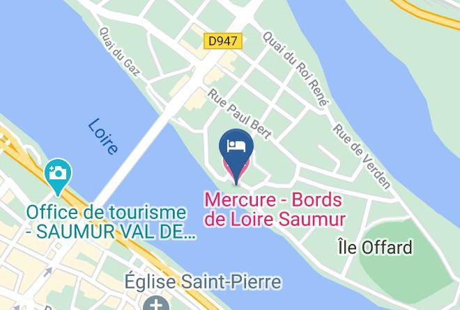 Maine Et Loire - Mercure Bords De Loire Saumur Maps