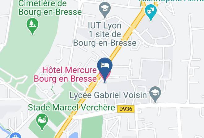 Ain - Hotel Mercure Bourg En Bresse Maps