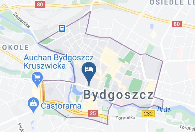 Bydgoszcz - Hotel Mercure Bydgoszcz Sepia Maps