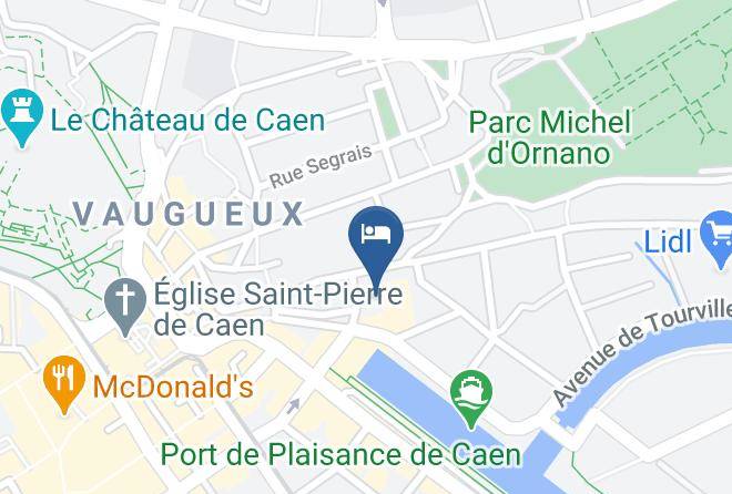 Calvados - Hotel Mercure Caen Centre Port De Plaisance Maps