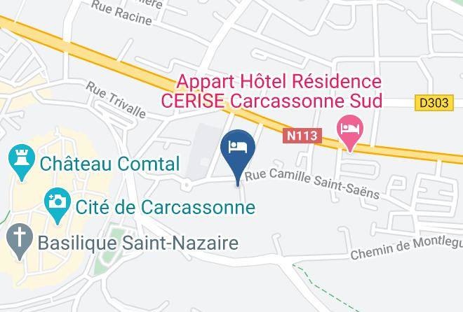 Aude - Hotel Mercure Carcassonne La Cite Maps