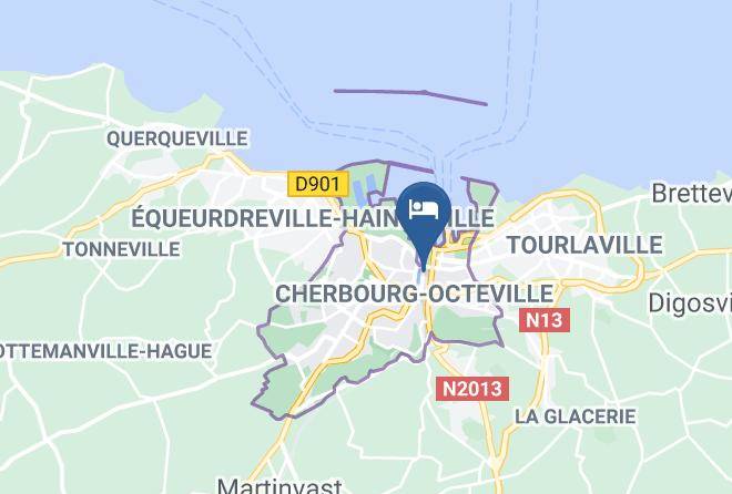 Manche - Hotel Mercure Cherbourg Centre Port Maps