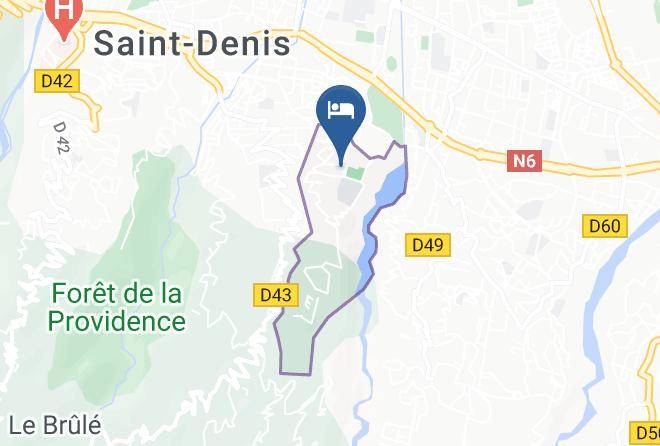 Saint Denis - Hotel Exsel Creolia Saint Denis De La Reunion Maps