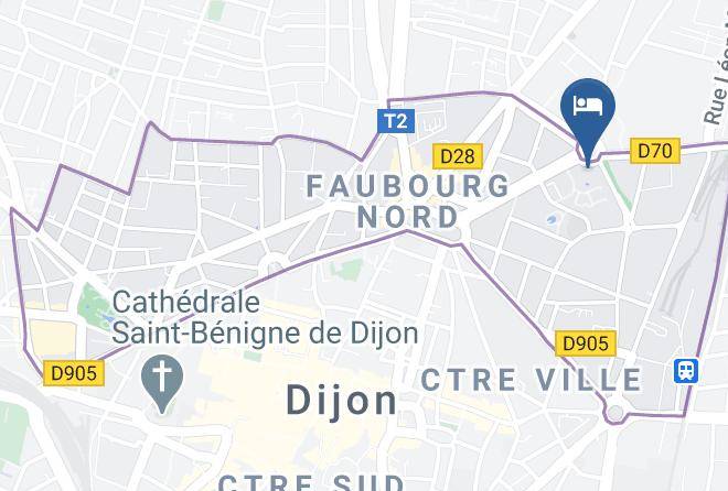 Cote D Or - Hotel Mercure Dijon Centre Clemenceau Maps