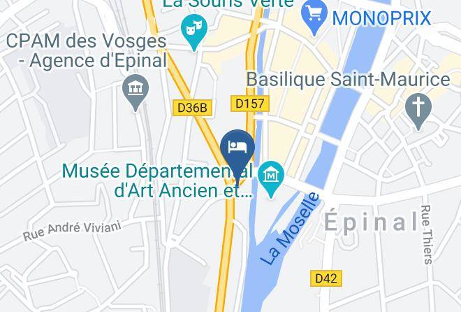 Vosges - Hotel Mercure Epinal Centre Maps