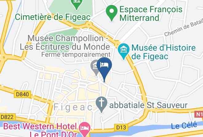 Lot - Hotel Mercure Figeac Viguier Du Roy Maps