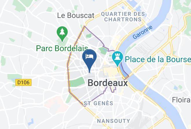 Hotel Mercure Bordeaux Centre Ville Map