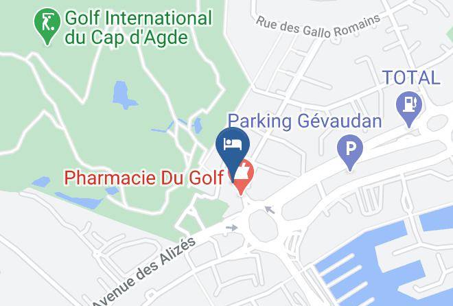 Herault - Hotel Mercure Golf Cap D'agde Maps