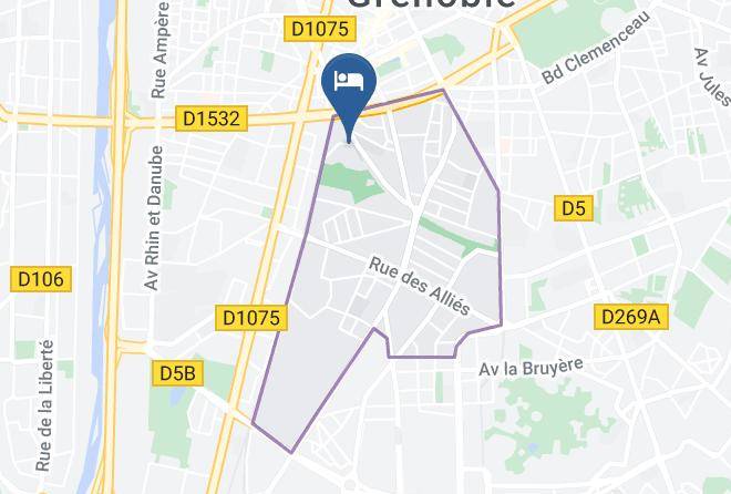 Hotel Mercure Grenoble Centre President Map