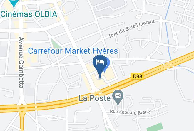 Var - Hotel Mercure Hyeres Centre Maps