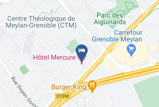 Isere - HOtel Mercure Grenoble Meylan Maps