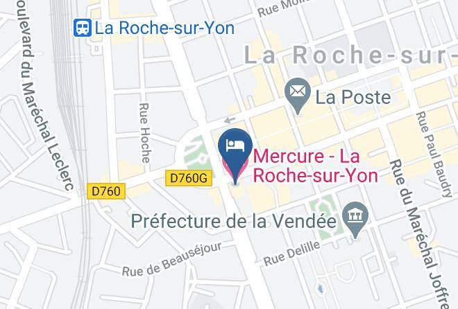 Vendee - Mercure La Roche Sur Yon Maps