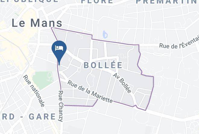 Hotel Mercure Le Mans Centre Map