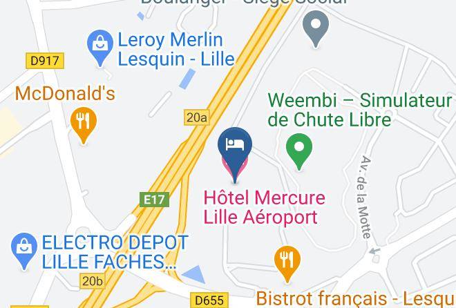 Nord - Hotel Mercure Lille Aeroport Maps