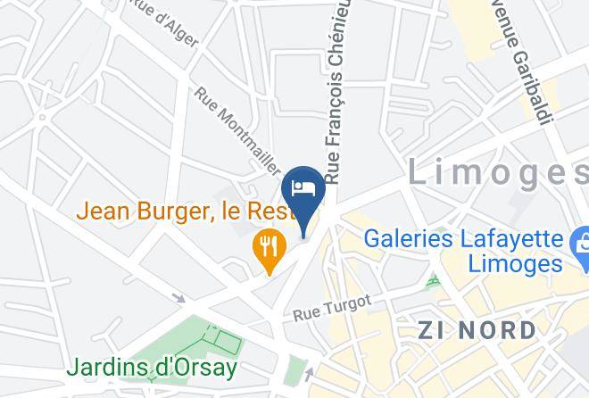 Haute Vienne - Hotel Ibis Limoges Centre Maps