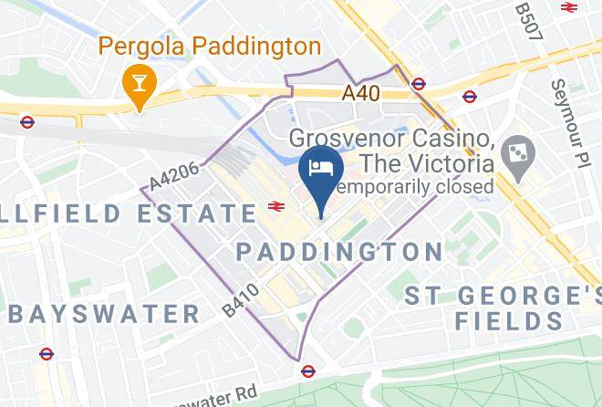 London - Mercure London Paddington Hotel Maps