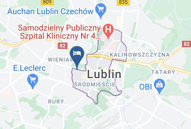 Lublin - Hotel Mercure Lublin Centrum Maps