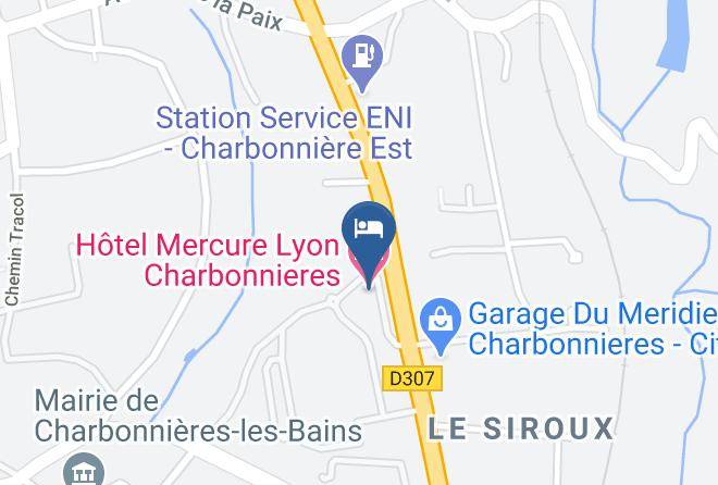 Rhone - Hotel Mercure Lyon Charbonnieres Maps