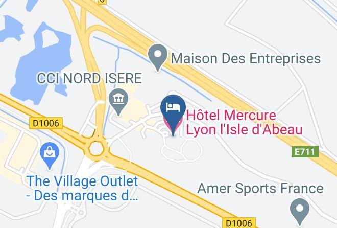 Isere - Hotel Mercure Lyon L'isle D'abeau Maps