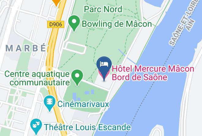 Saone Et Loire - Hotel Mercure Macon Bord De Saone Maps