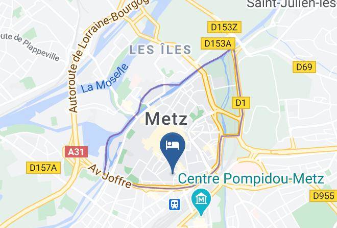Moselle - Hotel Mercure Metz Centre Maps