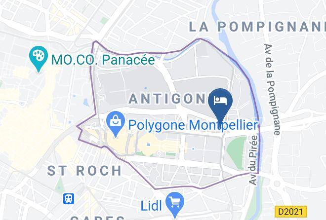 Herault - Hotel Mercure Montpellier Centre Antigone Maps