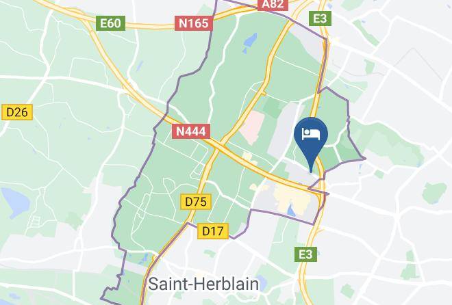 Hotel Mercure Zenith Nantes Saint Herblain Map