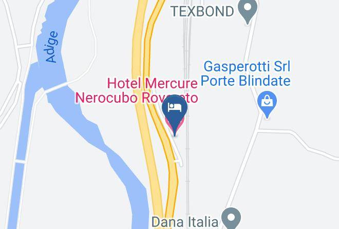 Trento - Hotel Mercure Nerocubo Rovereto Maps