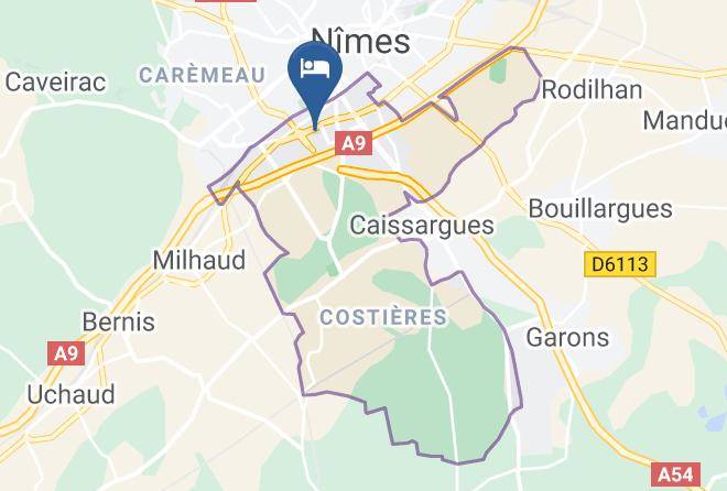 Gard - Hotel Mercure Nimes Ouest Maps