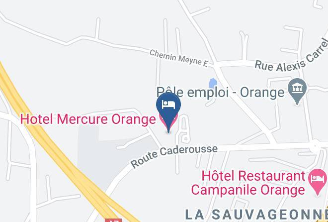 Vaucluse - Hotel Mercure Orange Maps