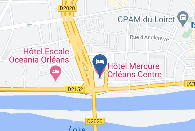 Loiret - Hotel Mercure Orleans Centre Bords De Loire Maps