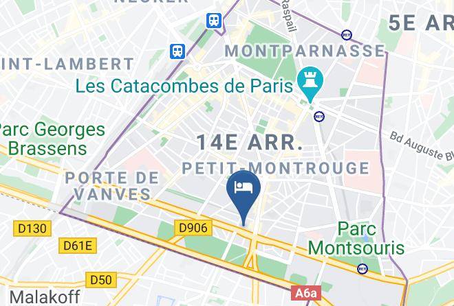 Paris - Mercure Paris Alesia Maps