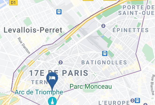 Paris - Hotel Mercure Paris Arc De Triomphe Etoile Maps