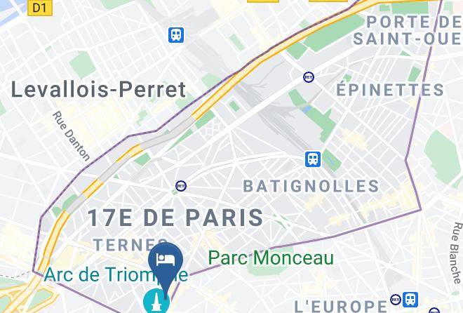 Paris - Hotel Mercure Paris Arc De Triomphe Wagram Maps