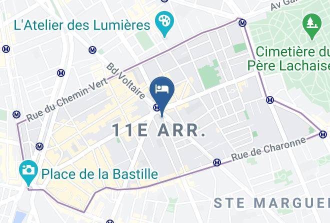 Paris - Hotel Mercure Paris Bastille Marais Maps